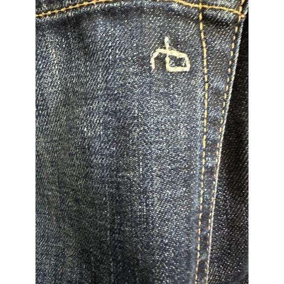 Rag & Bone Dre In BEVERLYS Dark Blue Wash Skinny Jeans Sz 24 ~ Preowned0 - Picture 8 of 16